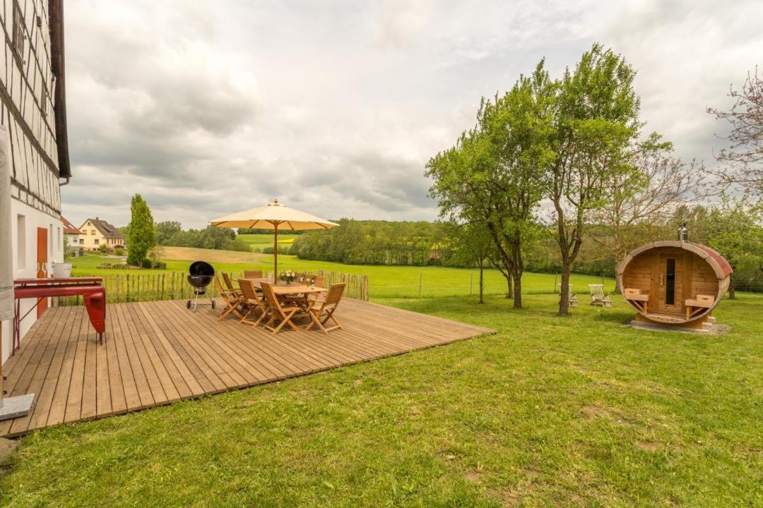 Ferienhaus Rote Sau Herrentierbach Екстериор снимка